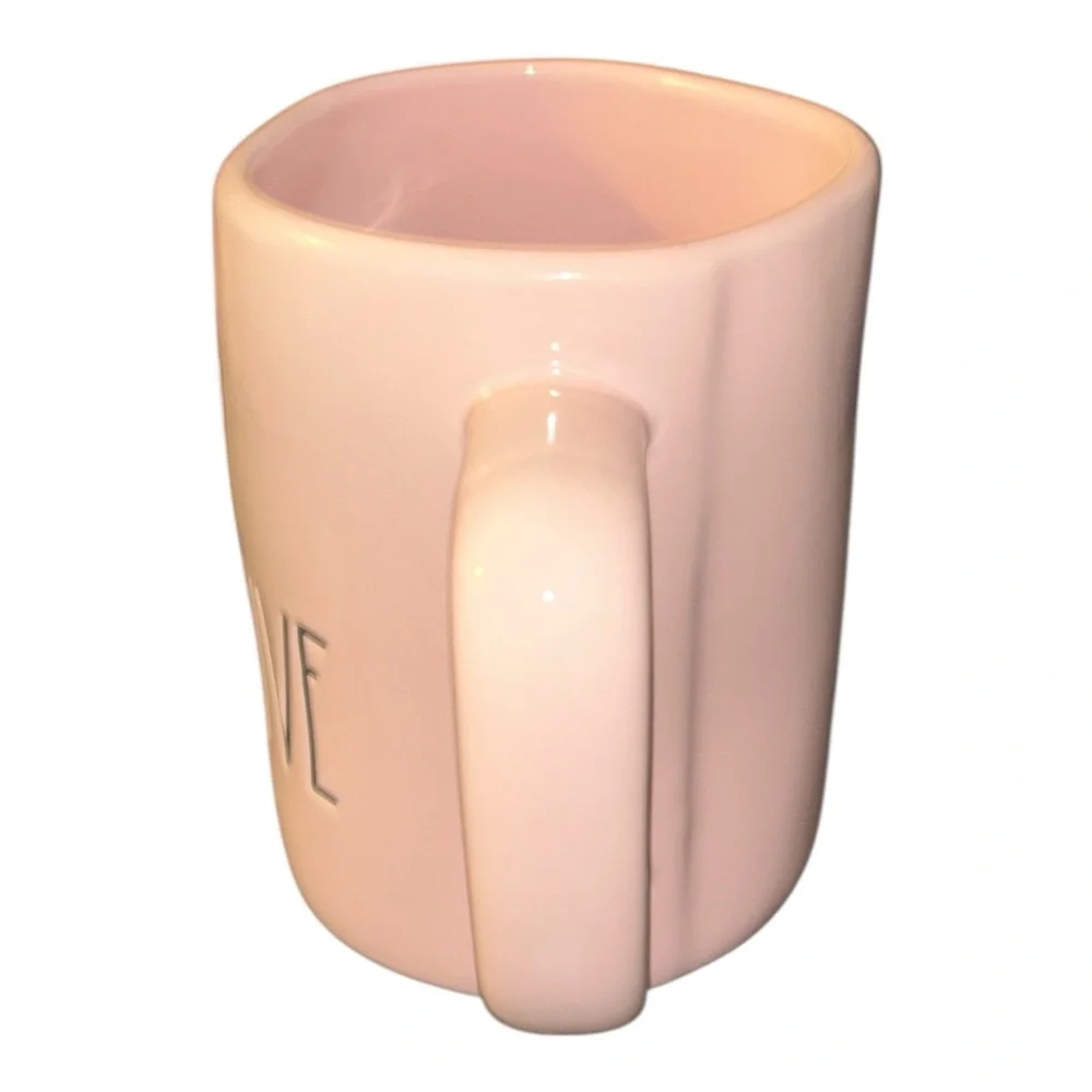 Rae‎ Dunn Pink Coffee Mug Stay Pawsitive Artisan Collection Cup
